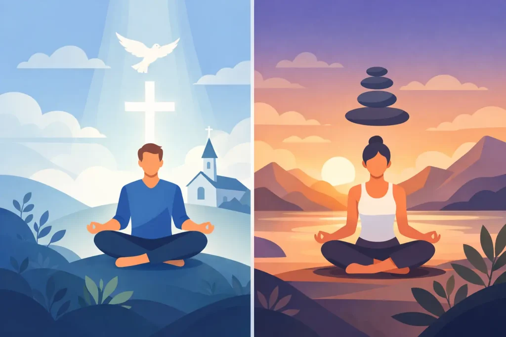Christian Mindfulness Versus Secular Meditation
